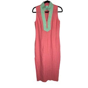 Sail To Sable STS Maxi Side Slit Linen Dress-sz Small